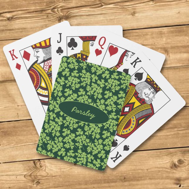 Jeu De Cartes Motif de persil (Créateur téléchargé)