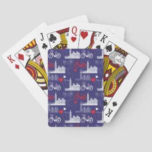 Jeu De Cartes Motif de points de repère de Londres