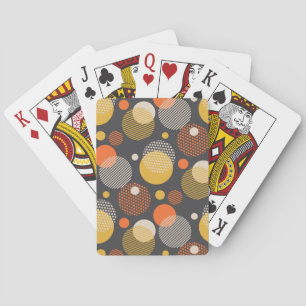 Jeu De Cartes Motif de rayure de point de polka