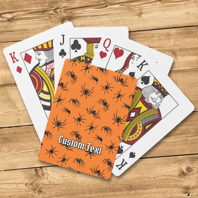 Jeu De Cartes Motif de silhouettes d'araignée (Créateur téléchargé)
