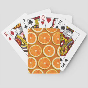 Jeu De Cartes Motif de tranches de citron