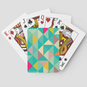 Jeu De Cartes Motif de triangles