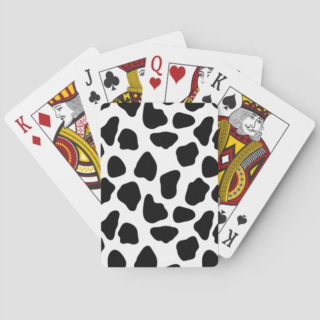 Jeu De Cartes Motif de vache (dos)