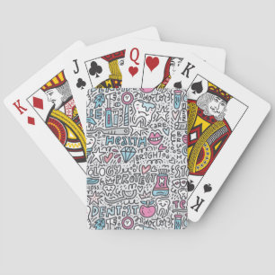 Jeu De Cartes Motif dentaire de bande dessinée