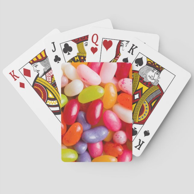 Jeu De Cartes Motif des dragées à la gelée de sucre (dos)