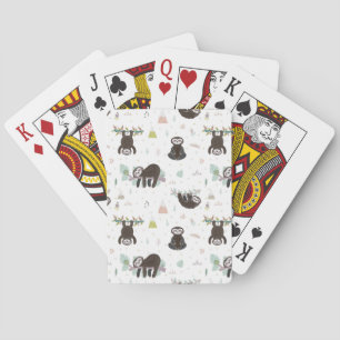 Jeu De Cartes Motif doux somnolent de paresse