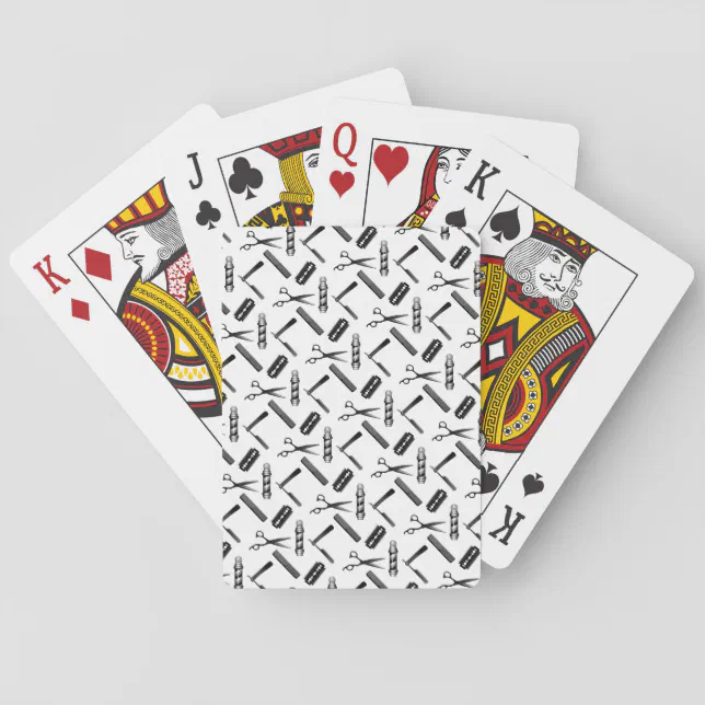 motif de dos de cartes à jouer