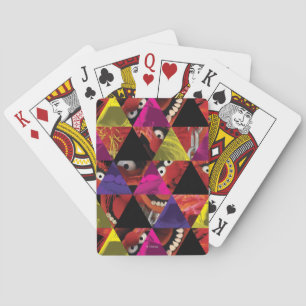 Jeu De Cartes Motif du triangle animal