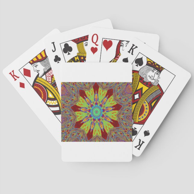 Jeu De Cartes Motif ethnique d'Asie africaine (dos)