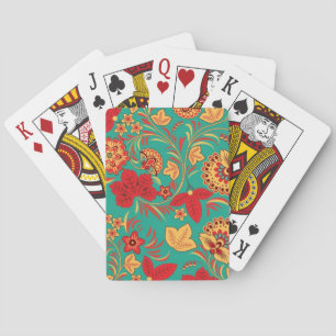 Jeu De Cartes Motif floral 2