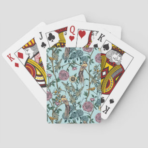 Jeu De Cartes Motif floral sans couture de style William Morris