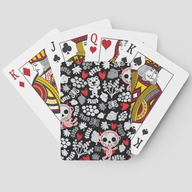 Jeu De Cartes Motif fou de bébés (dos)