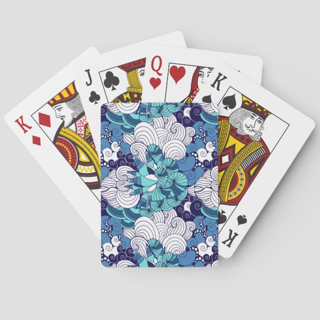 Jeu De Cartes Motif funky Seashell (dos)