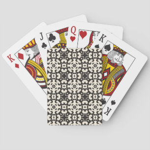 Jeu De Cartes Motif géométrique noir et blanc