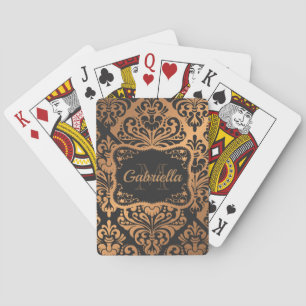 Jeu De Cartes Motif Golden Dasmasque