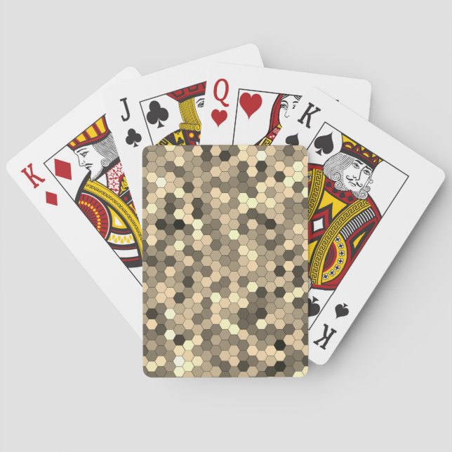 Jeu De Cartes motif gris imaginaire pour jouer aux cartes (dos)