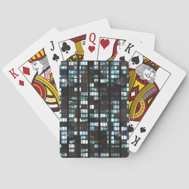 Jeu De Cartes Motif lumineux de fenêtres (dos)