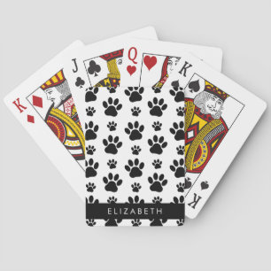 Jeu De Cartes Motif mâle, Patrouilles de chien, Noir et Blanc, V