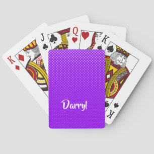 Jeu De Cartes Motif mi-teinte violet