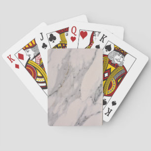 Jeu De Cartes Motif moderne en marbre noir gris rose