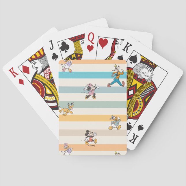 Jeu De Cartes Motif multiréglé classique Mickey & ses amis (dos)