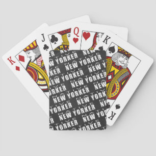 Jeu De Cartes Motif natif du New Yorker