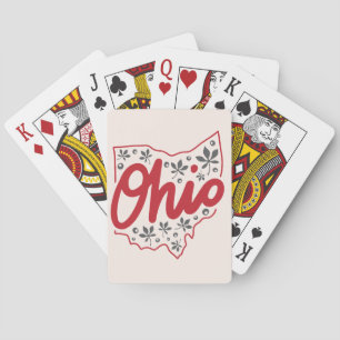Jeu De Cartes Motif Ohio Buckeye