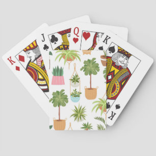 Jeu De Cartes motif plante