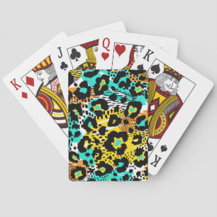 Jeu De Cartes motif poster de animal