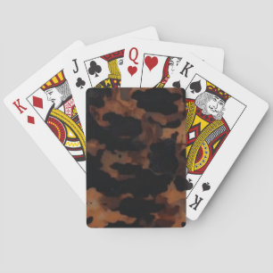 Jeu De Cartes Motif sans couture en écaille de tortue, écaille d