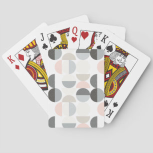 Jeu De Cartes Motif scandinave de demi-cercle de style