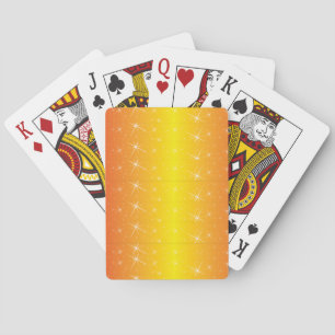 Jeu De Cartes Motif Star Gold