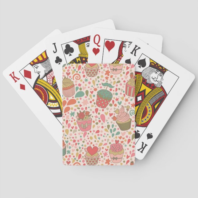Jeu De Cartes Motif sucré (dos)