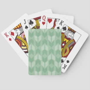 Jeu De Cartes Motif vert extérieur de flèche d'étape   de Geo