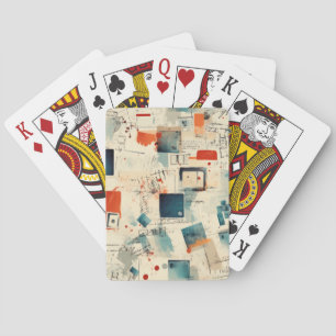 Jeu De Cartes Motif vintage pour le bloc-notes (3)