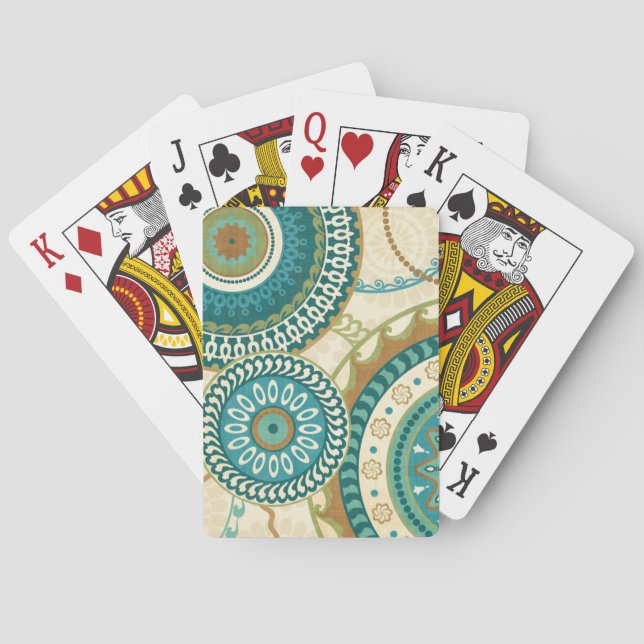 Jeu De Cartes Motifs circulaires (dos)