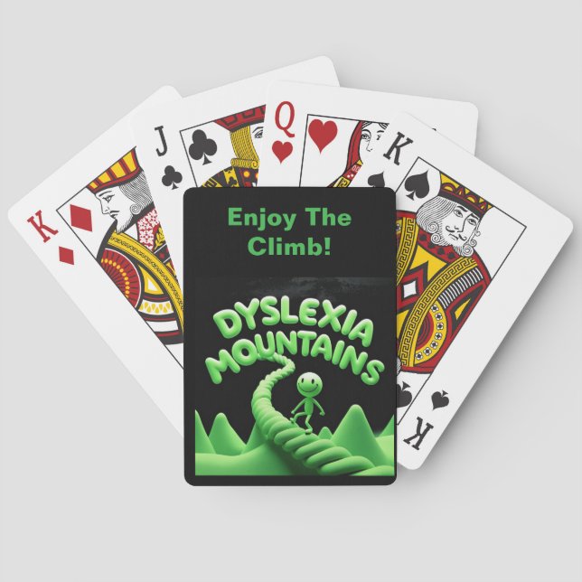 Jeu De Cartes Motivation pour les personnes atteintes de dyslexi (dos)