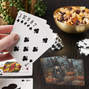 Jeu De Cartes Moto berger belge Halloween effroi
