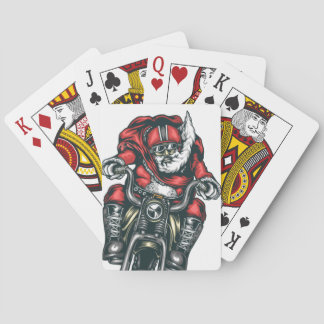 Jeu De Cartes Moto Père Noël