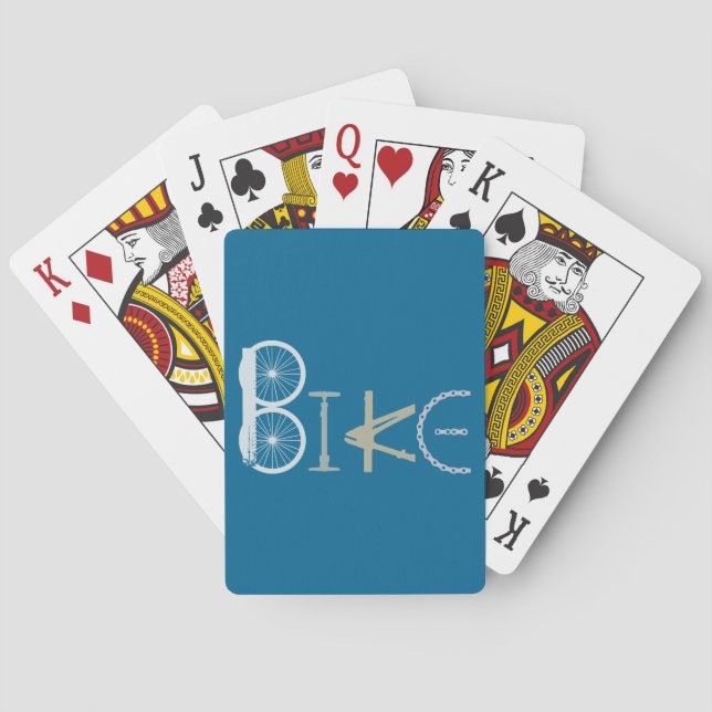 Jeu De Cartes Moto Words from Bike Parts Bicyclette Ventilateur  (dos)