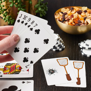 Jeu De Cartes Mouche Écrasée et Tue-Mouche Humour de Bête Crevée