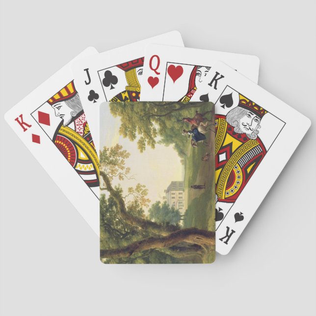 Jeu De Cartes Mount Kennedy, comté de Wicklow, Irlande, 1785 (hu (dos)