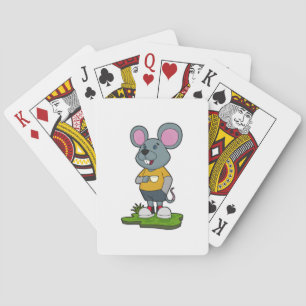 Jeu De Cartes Mouse with Coffee cup