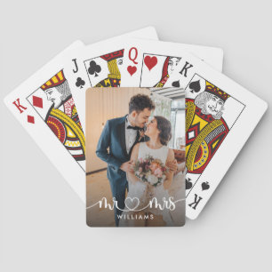 Jeu De Cartes Mr & Mrs Newlyweds Photo