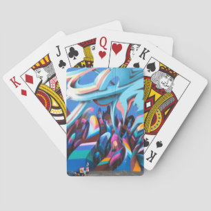 Jeu De Cartes Mur de graffiti cool