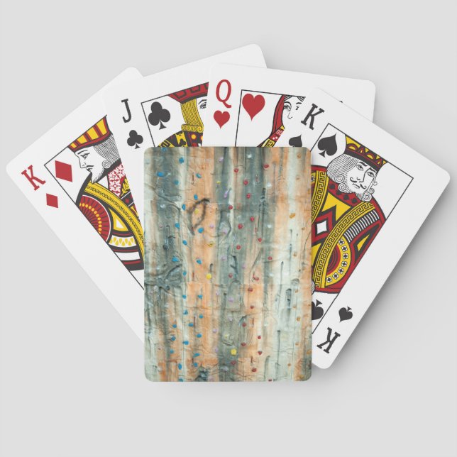 Jeu De Cartes Mur d'intérieur d'escalade de roche (dos)