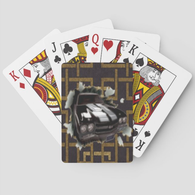 Jeu De Cartes Muscle Voiture Jouer Cartes (dos)
