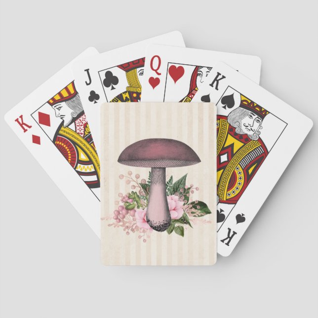 Jeu De Cartes Mushroom et compilation florale (dos)
