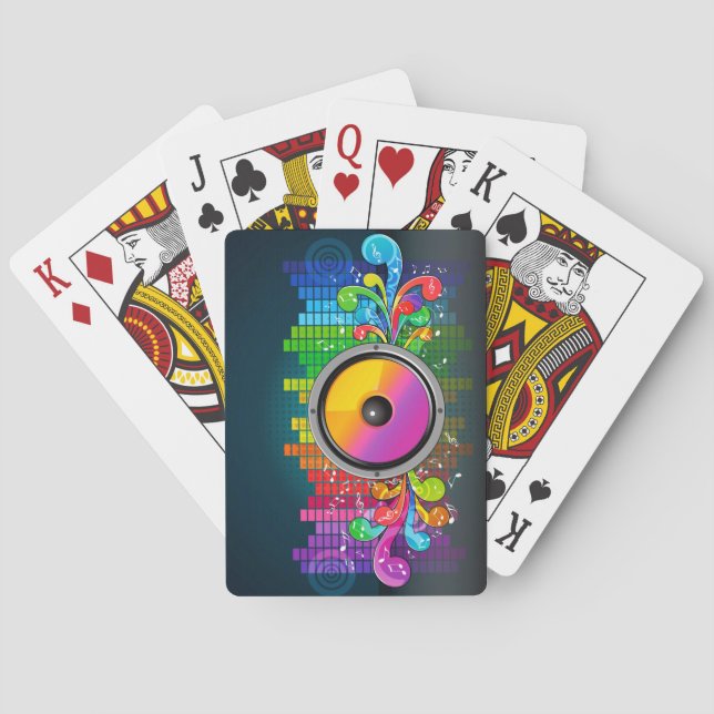 Jeu De Cartes Musique 22 Cartes de Jeu (dos)