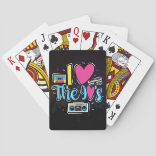 Jeu De Cartes Musique Art 90s Retro Cassette Party